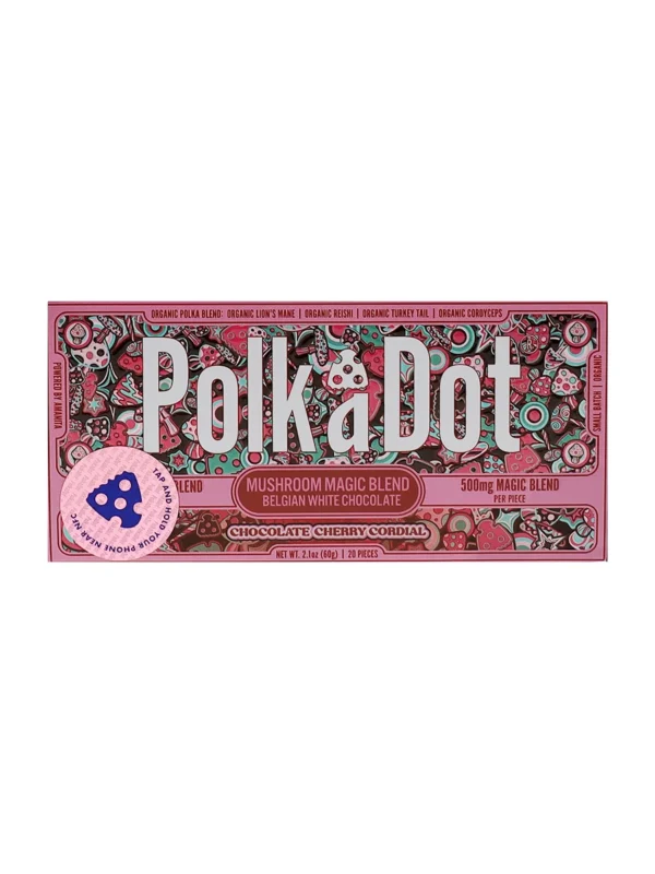 Chocolate Cherry Cordial PolkaDot Chocolate Bar